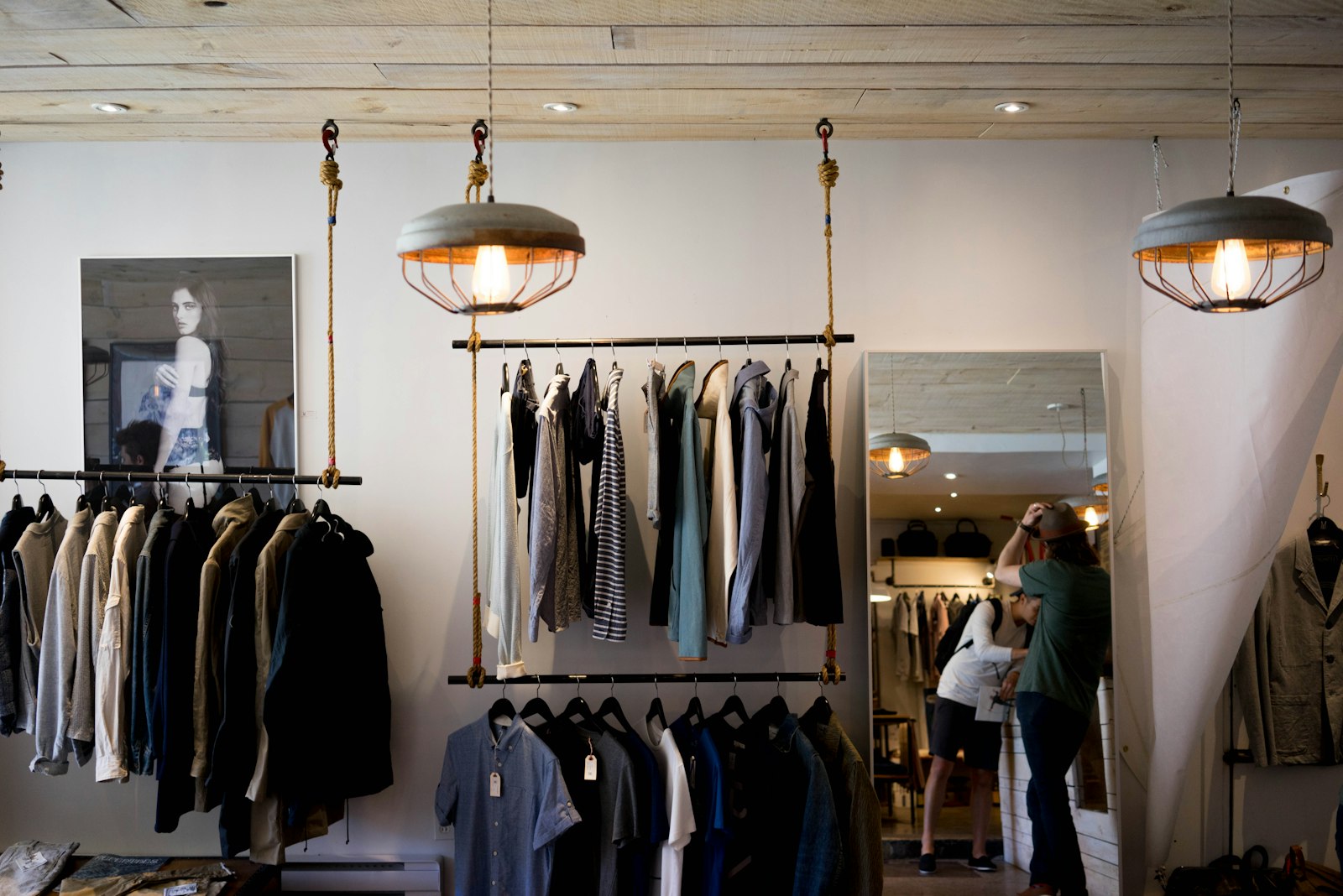 A shop rail